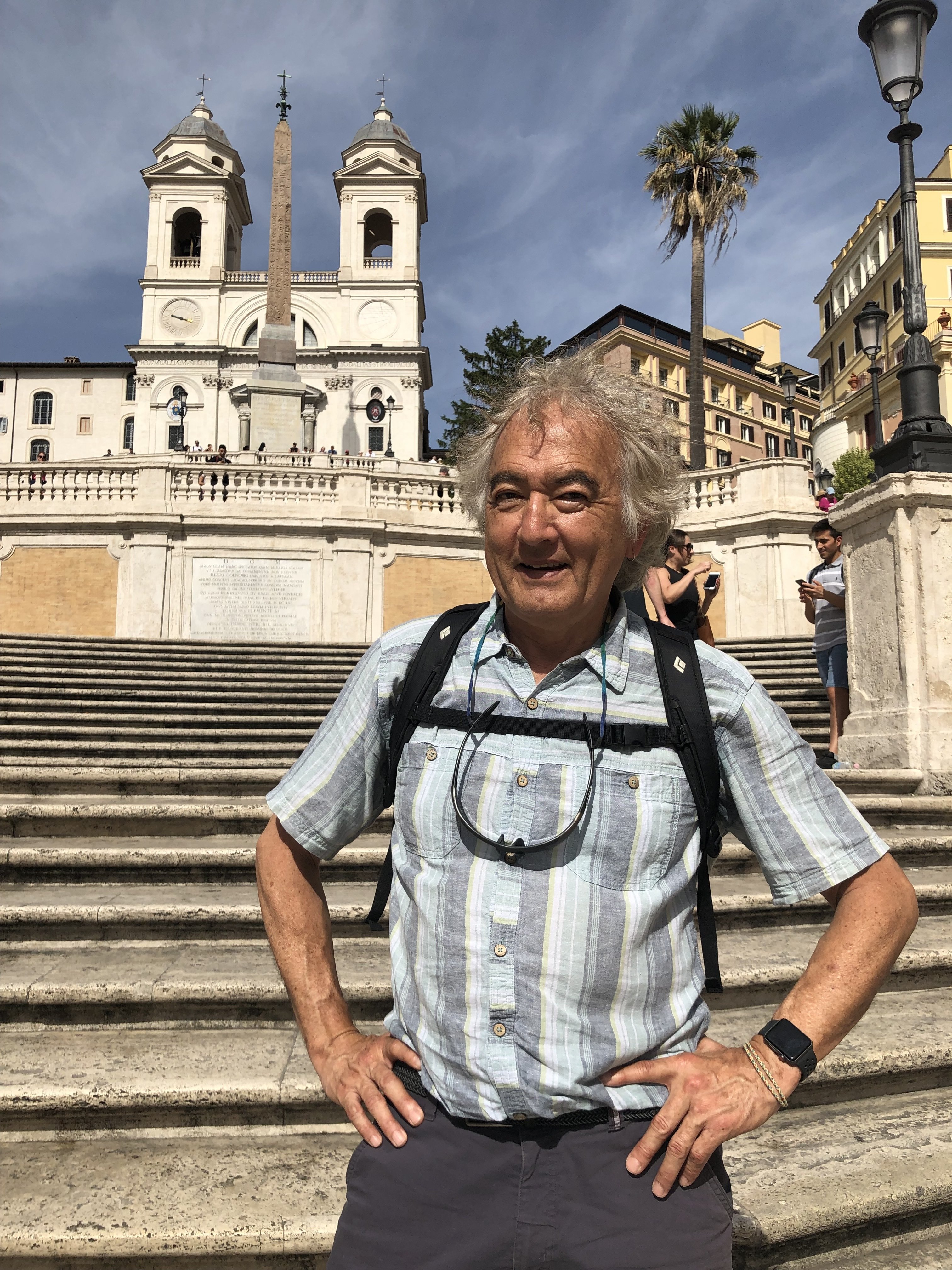 John on Spanish Steps Rome